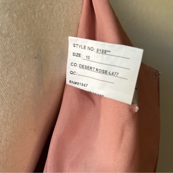 Social Bridesmaid Desert Rose 8188 Dress - Picture 6 of 12